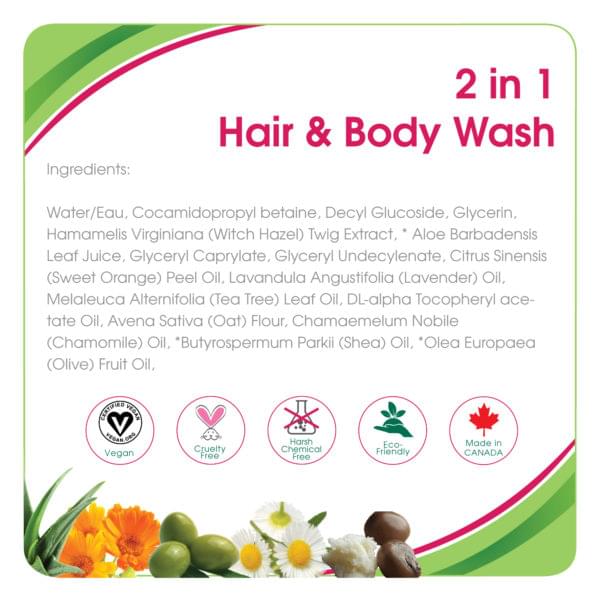 aleva NATURALS 2 In 1 Hair & Body Wash