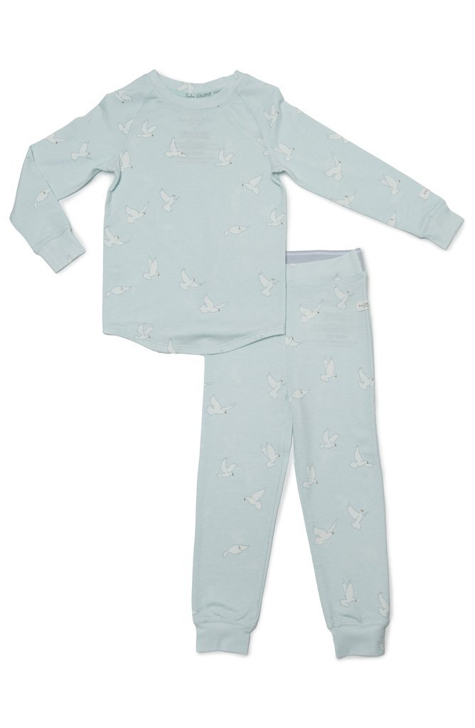 LOULOU LOLLIPOP 2 - Pc Pajama Set In TENCEL Peace Dove