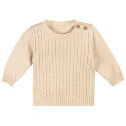 Just Born 2-Piece Sweater Knit Set - TAN