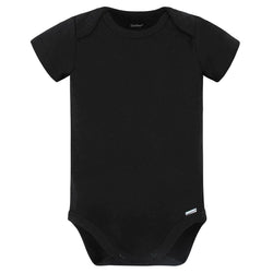 Gerber Childrenswear - 5 - Pack Baby Neutral Black Onesies Bodysuits 3 - 6M