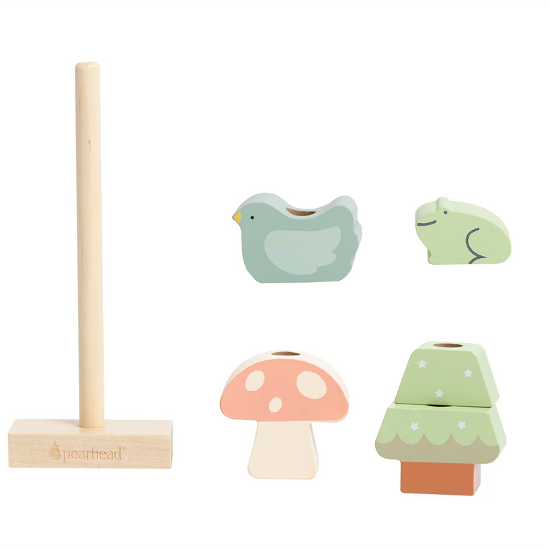 Wooden Stacking Toy Woodland Creatures