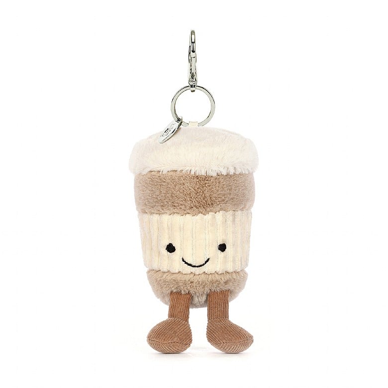 Jellycat - Charm de sac amusant pour café à emporter 