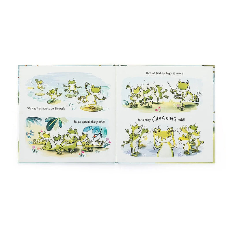 Jellycat - Une journée fantastique pour Finnegan Frog Book 