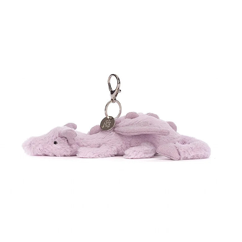 Jellycat - Bijou de sac Dragon Lavande 