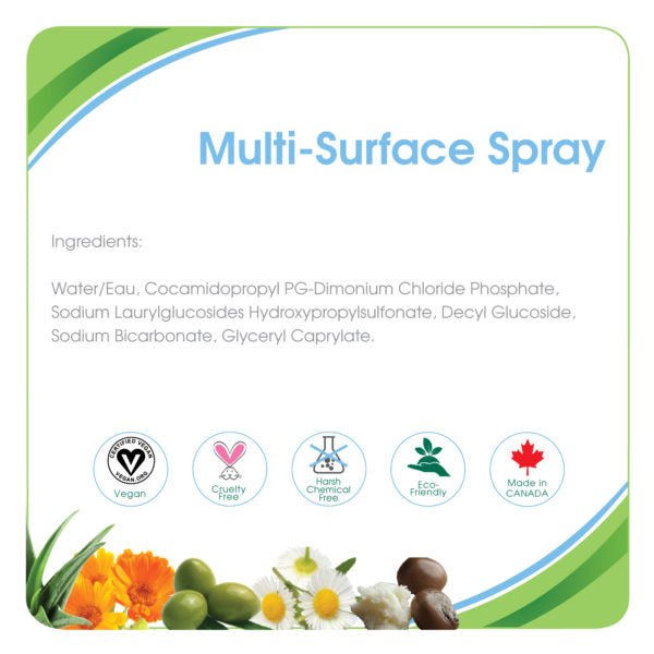 aleva NATURALS Multi - Surface Spray – Fragrance Free – 500ml