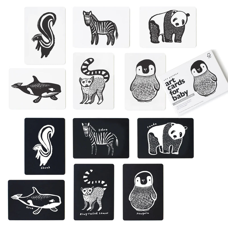 Wee Gallery Art Cards - Black And White Collection