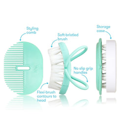 Fridababy - Baby Head - Hugging Hairbrush + Styling Comb Set