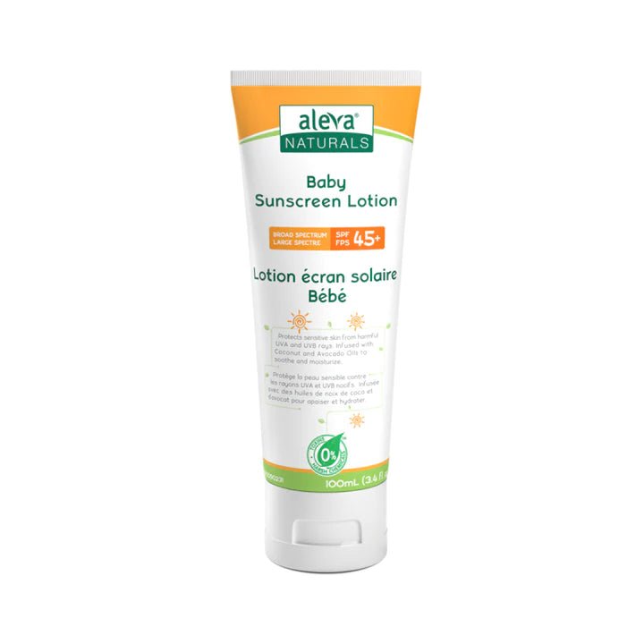 aleva NATURALS - Baby Sunscreen Lotion - SPF 45+