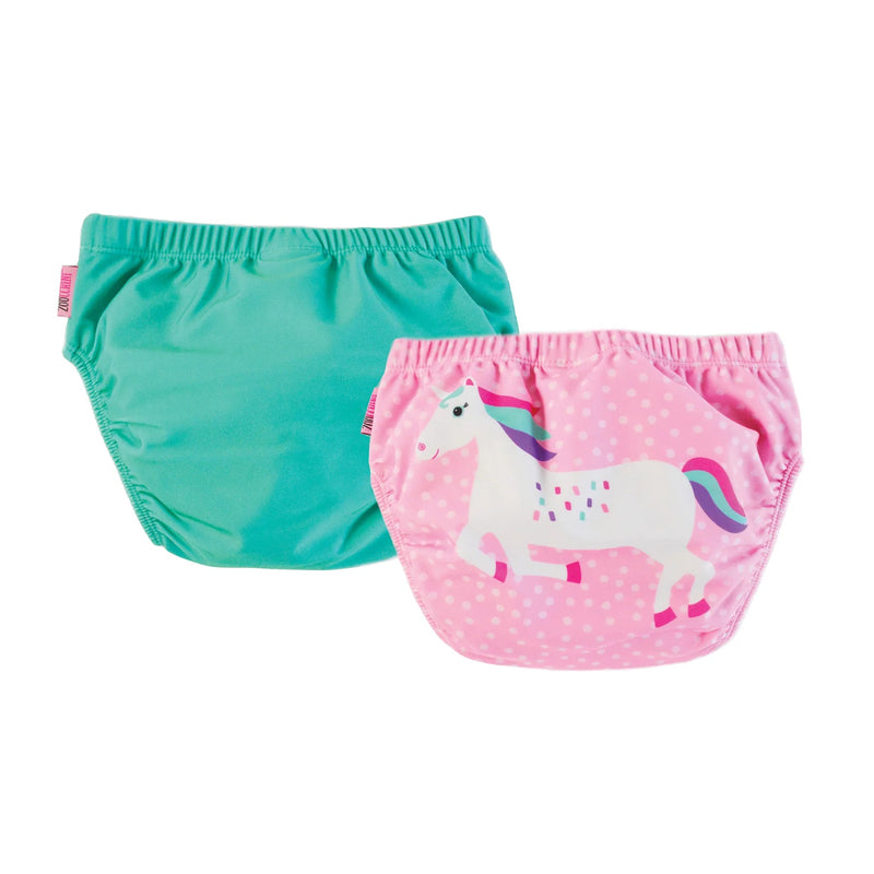 Zoocchini - Baby Toddler Knit Swim Diaper 2 Piece Set