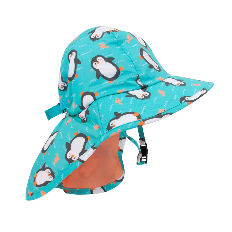 Zoocchini UPF50+ Baby Toddler Cape Sun Hat