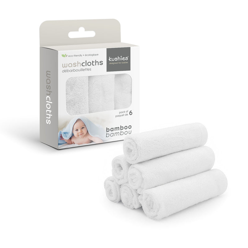 Kushies Bamboo Washcloths