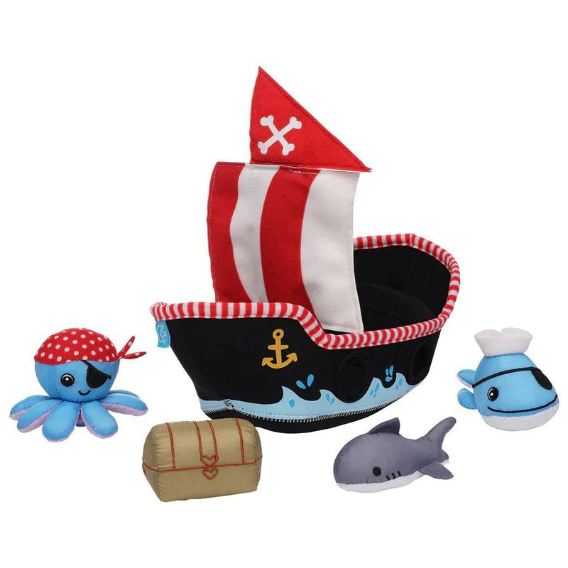 Bath Manhattan Toy - Pirate Ship Floating Fill n Spill