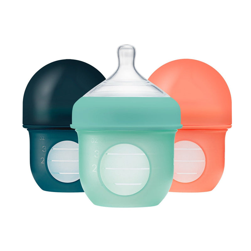 boon NURSH Silicone Pouch Bottle 4oz 3pk