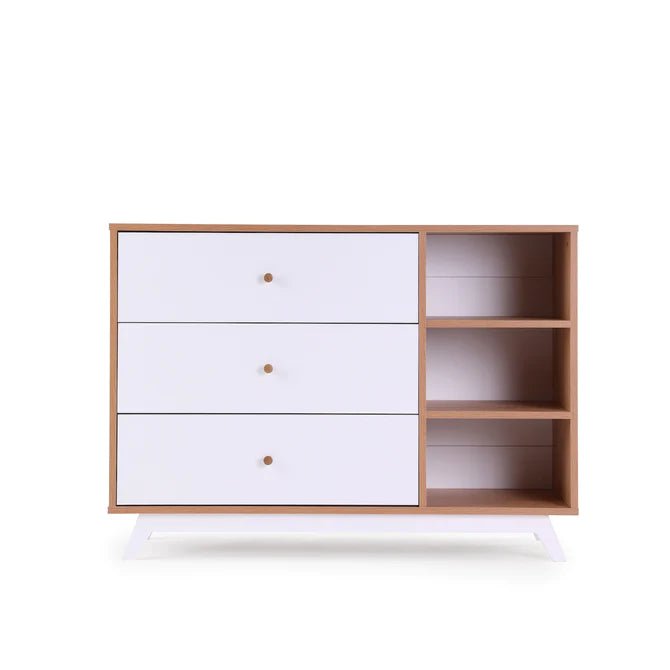 dadada furniture Central Park 3 drawer Two Shelves Dresser