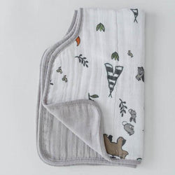 little unicorn - Cotton Muslin Burp Cloth