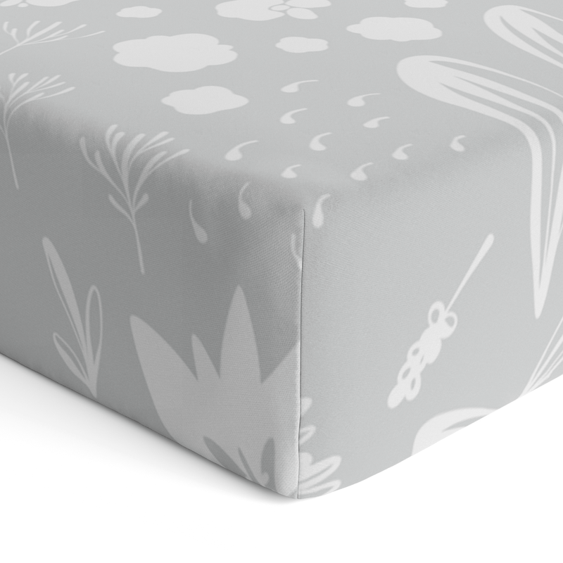 Kushies Crib Sheet Percale