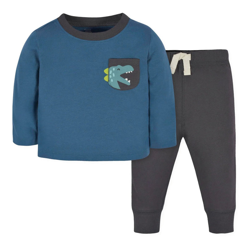 Gerber Childrenswear Dinos 2 pc Set