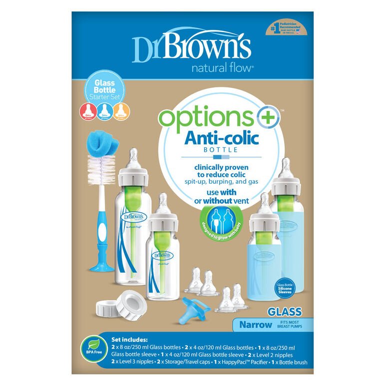 Dr. Brown’s - Options+ Narrow Glass Bottle Starter Set