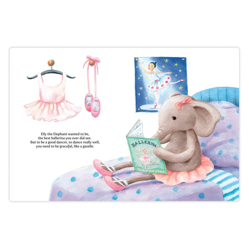 Jellycat - Elly Ballerina Book