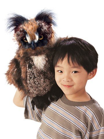 Folkmanis Puppets Great Horned Owl