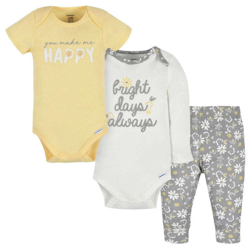 Gerber Childrenswear Happy 3 pc Set