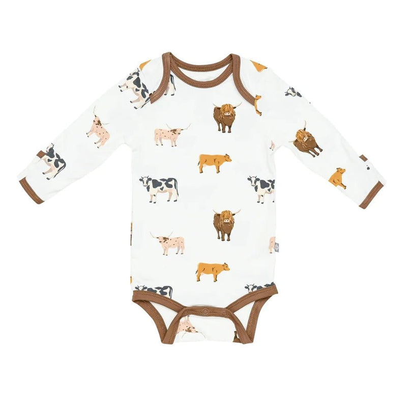 Kyte Baby Kyte Baby - Long Sleeve Bodysuit - Moo