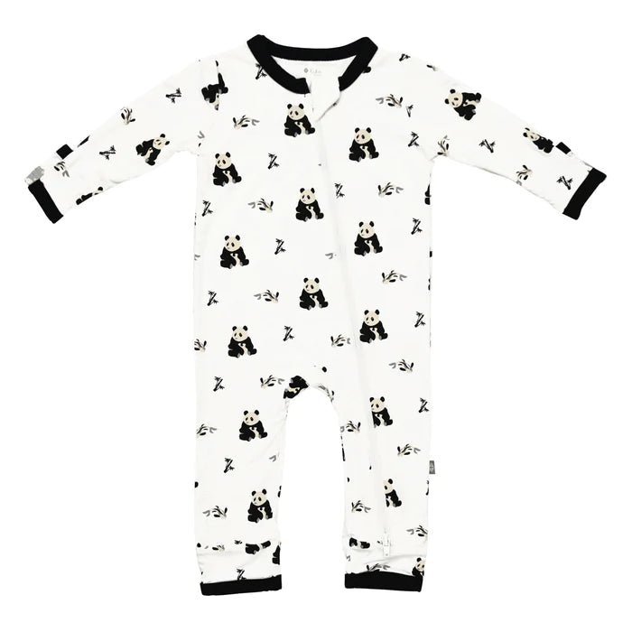 Kyte Baby - Kyte Baby - Zippered Romper - Black & White Zen