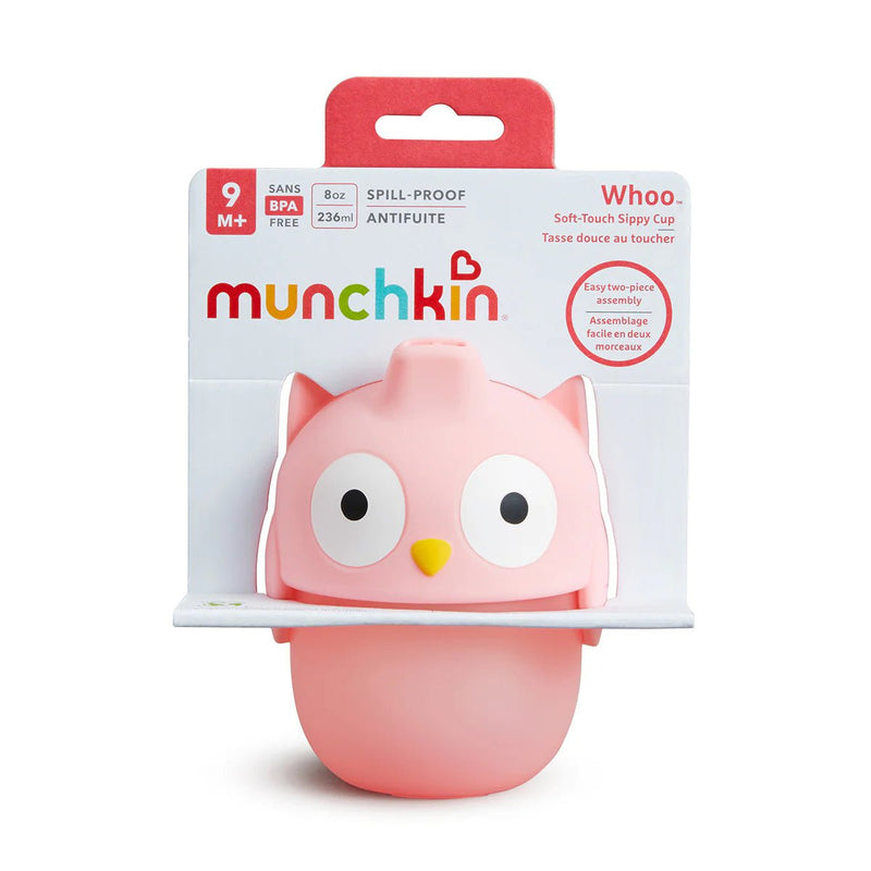 Munchkin Whoo™ Soft - Touch Spill - Proof Sippy Cup