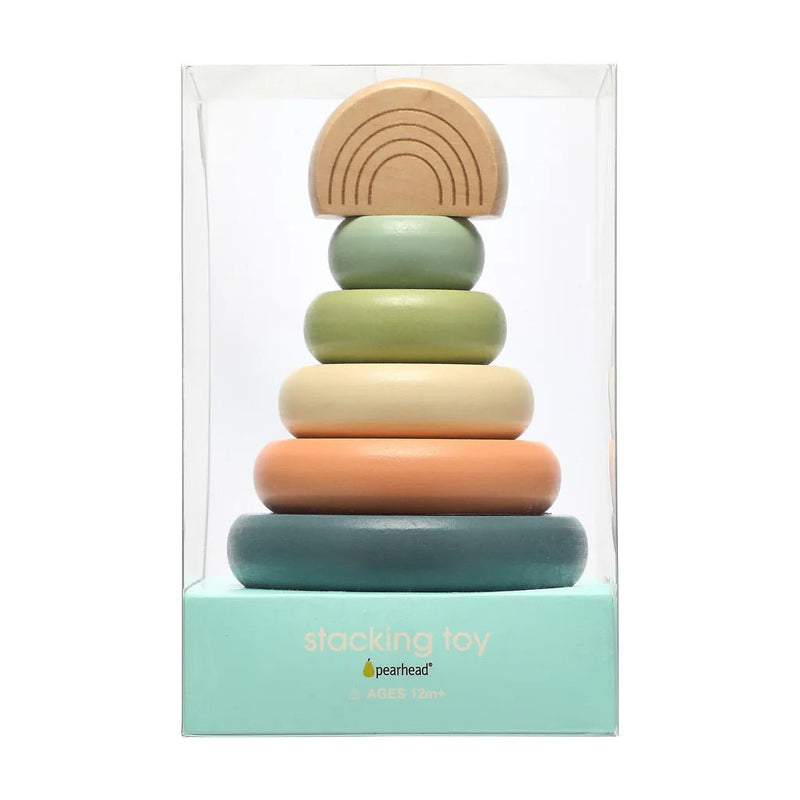 Pearhead Wooden Stacking Toy