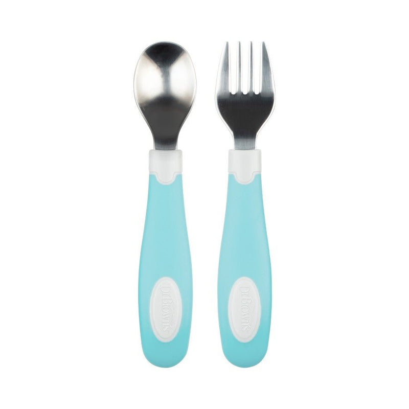 Plates, Bowls & Cutlery Dr. Brown’s - Soft - Grip Spoon and Fork