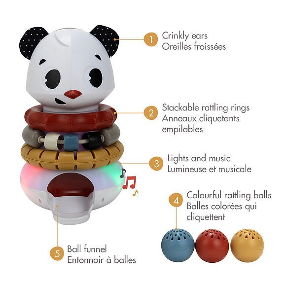 playtime/musical Tiny Love - Tiny Rocker Stacking Panda Toy