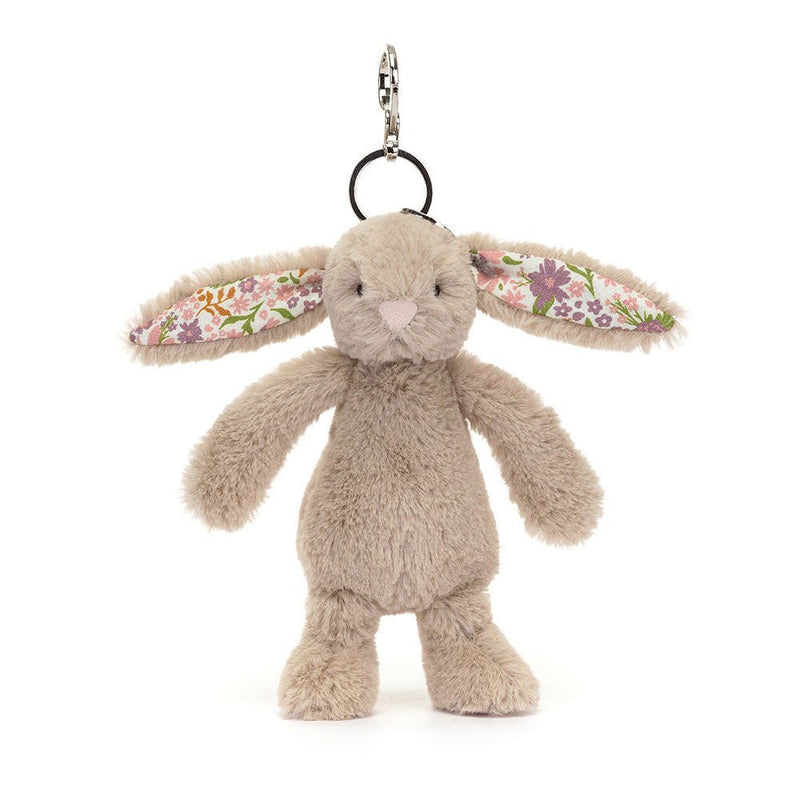 plush toys and stuff animal Jellycat - Blossom Beige Bunny 'Petal' Bag Charm