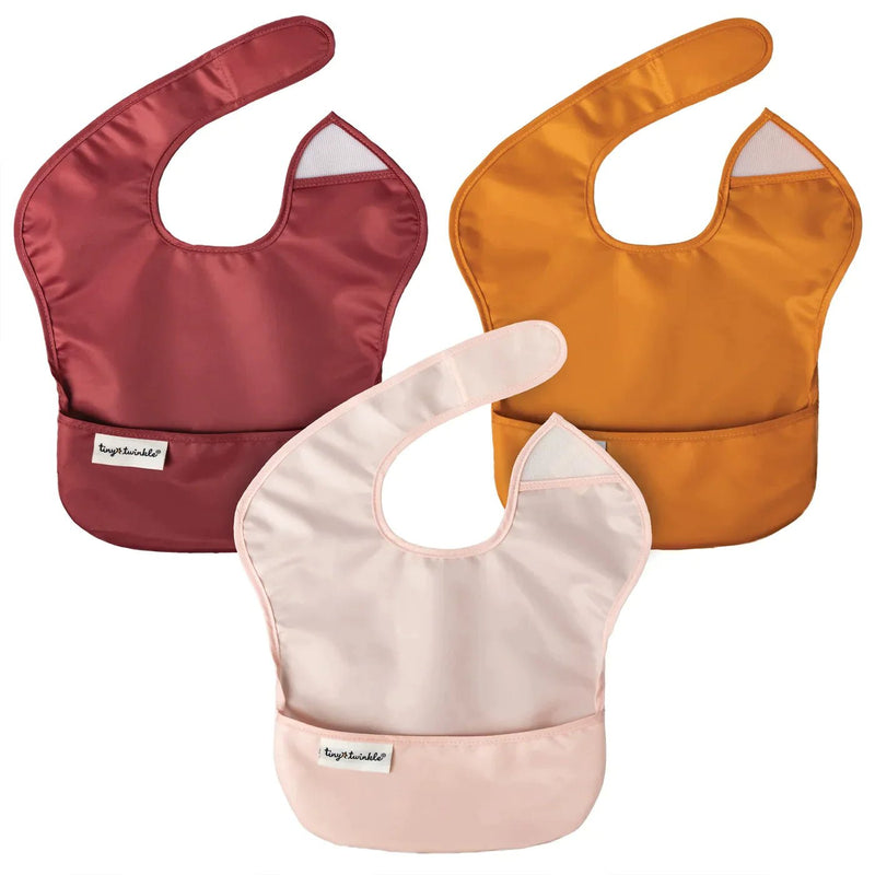 Tiny Twinkle - Mess - proof Easy Bib 3PK