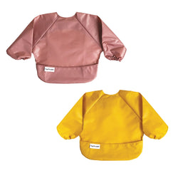 Tiny Twinkle - Mess - proof Full Sleeve Bib 2 Pack - 2 - 4Y