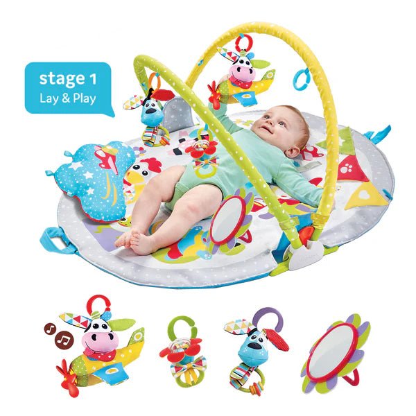 Yookidoo Gymotion Baby Gym Lay to Sit - Up Playmat