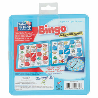 Jeu de bingo magnétique à emporter et à jouer n'importe où