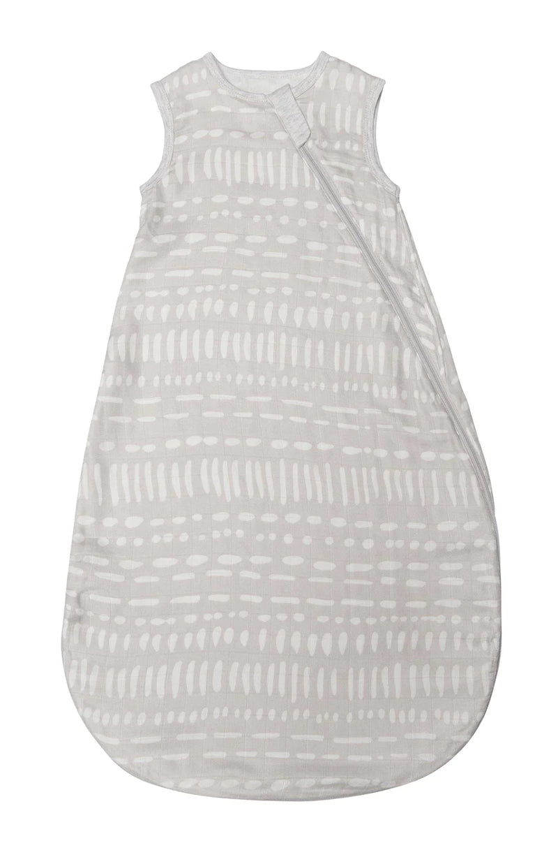 Sac de couchage léger en tissu boueux gris