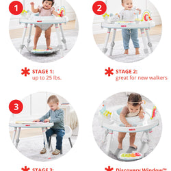 Silver Lining Cloud Baby's View 3-Stage Activity Center