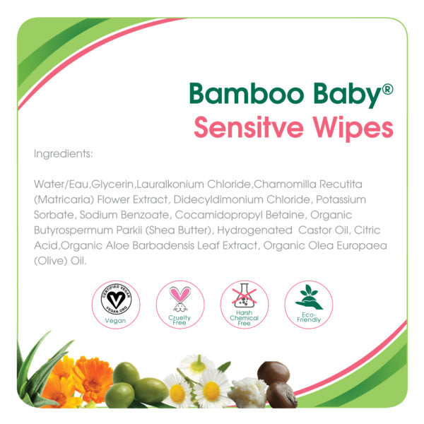 Sensitive Wipes 72 Count