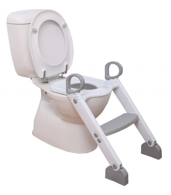 Step-Up Toilet Topper – Grey/White