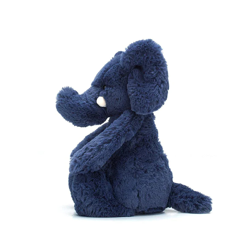 Jellycat - Éléphant bleu timide de taille moyenne 