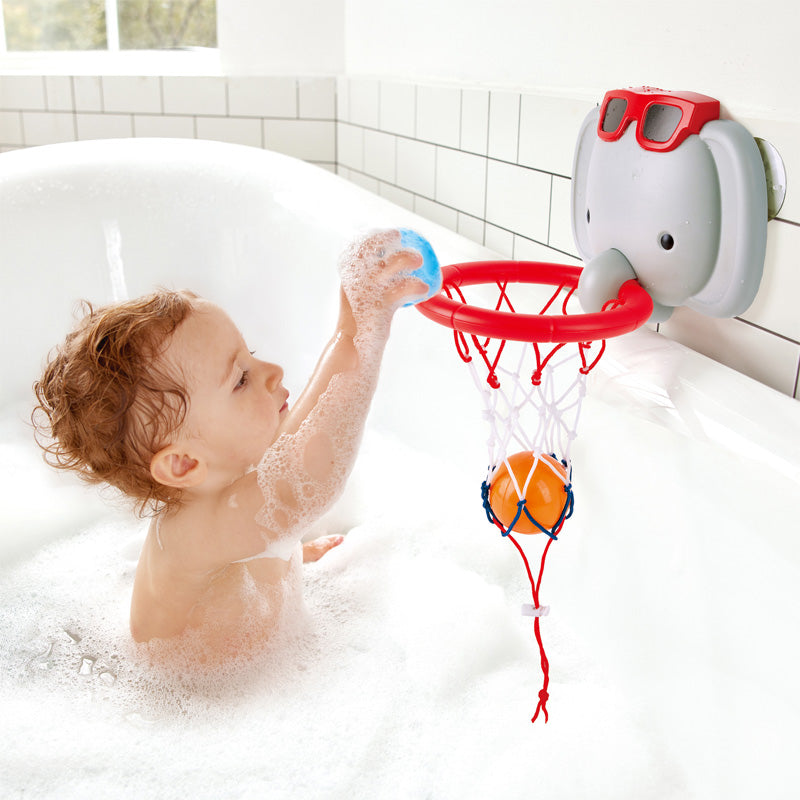 Bath Time Basket Ball Elephant Pal