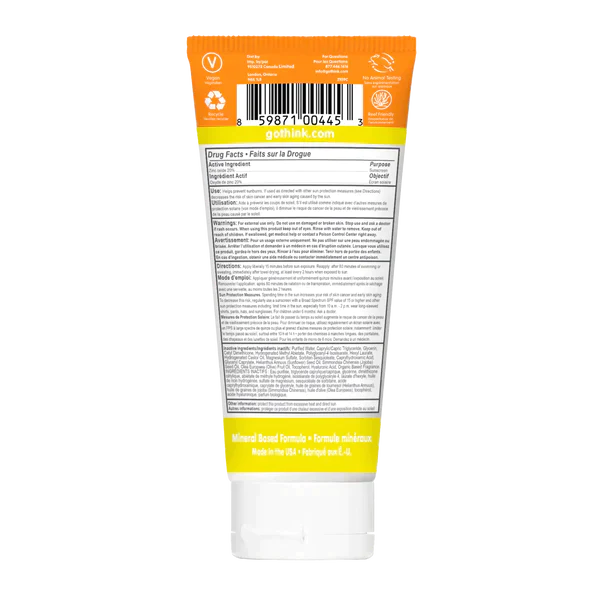 Crème solaire minérale pour enfants SPF 50+ 177 ml