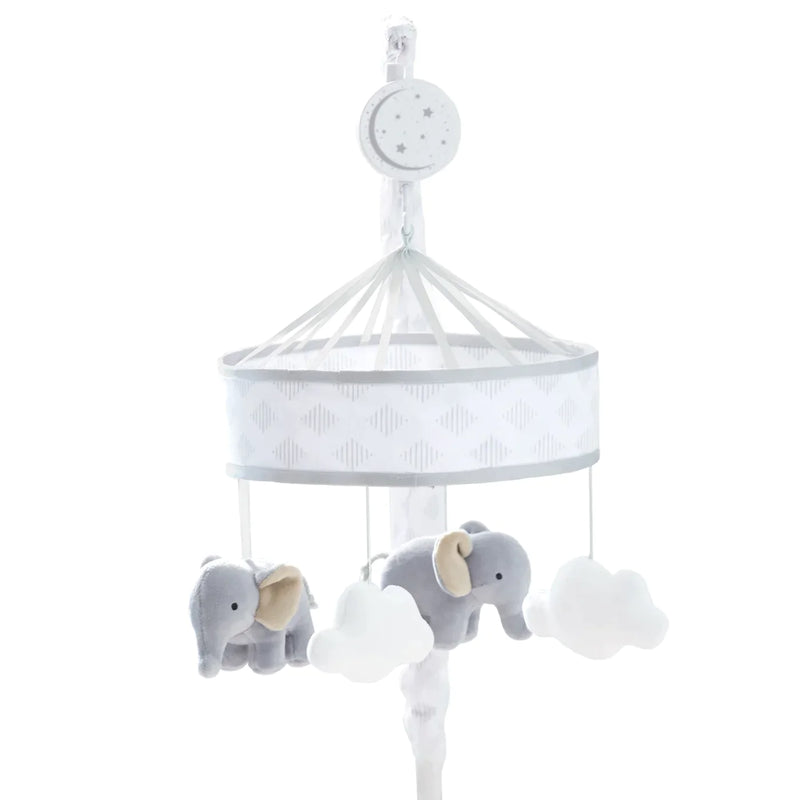 Just Born Baby Neutral Elephants & Clouds Musical Mobile