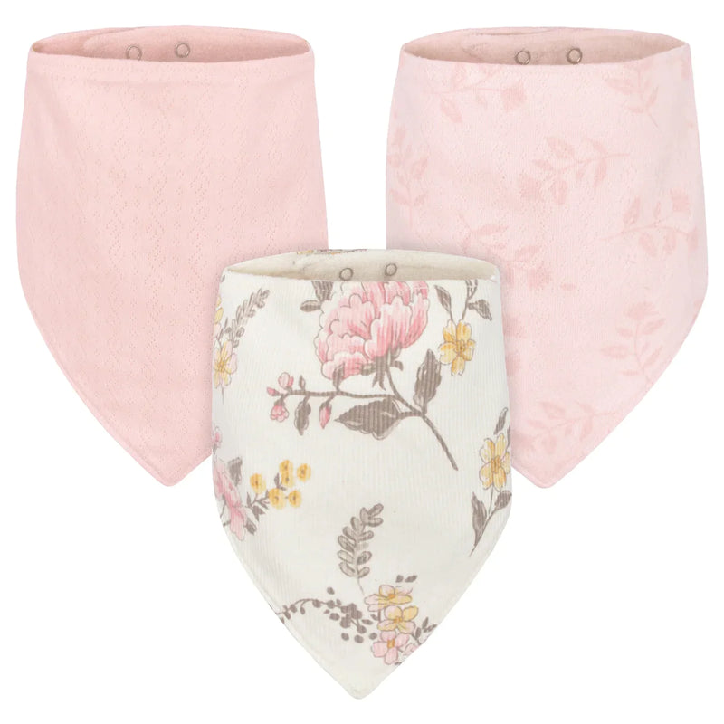 Just Born 3-Pack Bandana Bibs