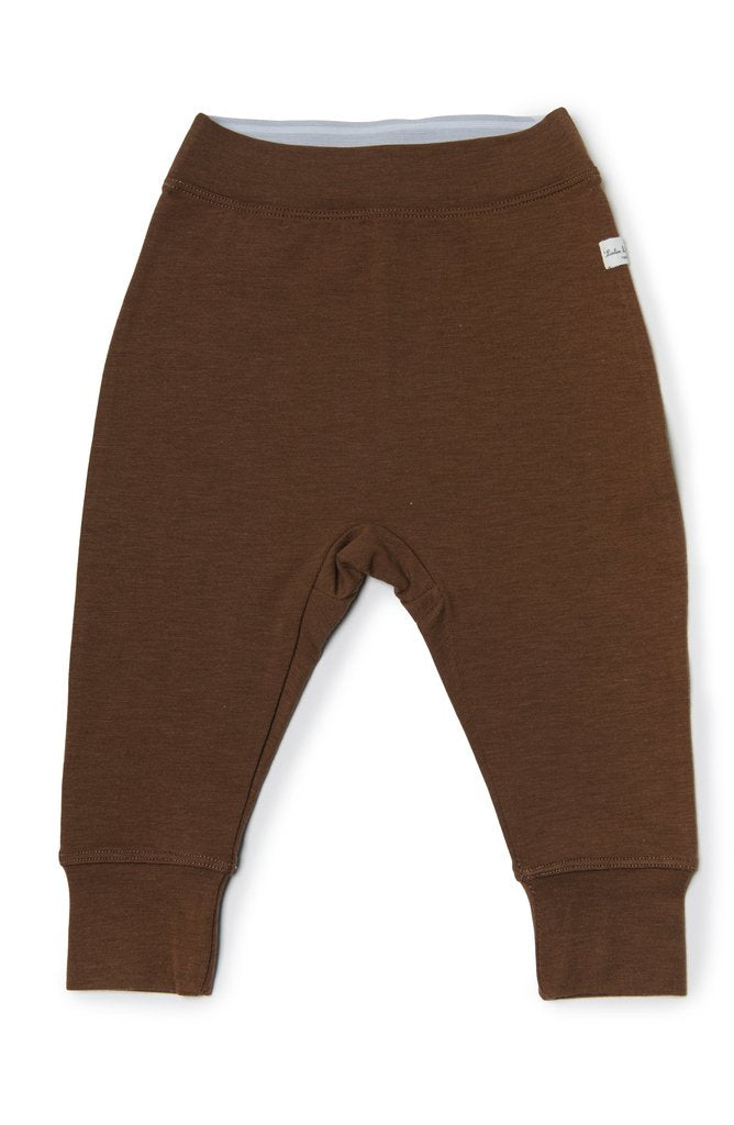 Pantalon Bébé Tencel Châtaigne 