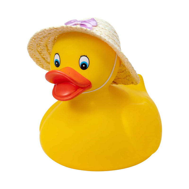 Grand chapeau en caoutchouc en forme de canard