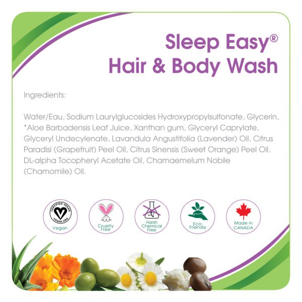 aleva NATURALS Sleep Easy Hair & Body Wash 240ml