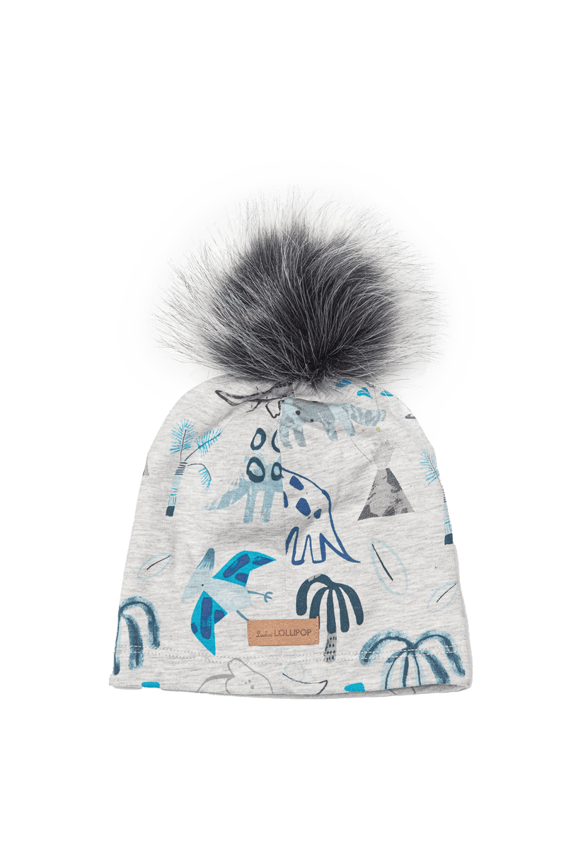 Apparel & Accessories LOULOU LOLLIPOP - Pom Pom Hat Dinosaurs