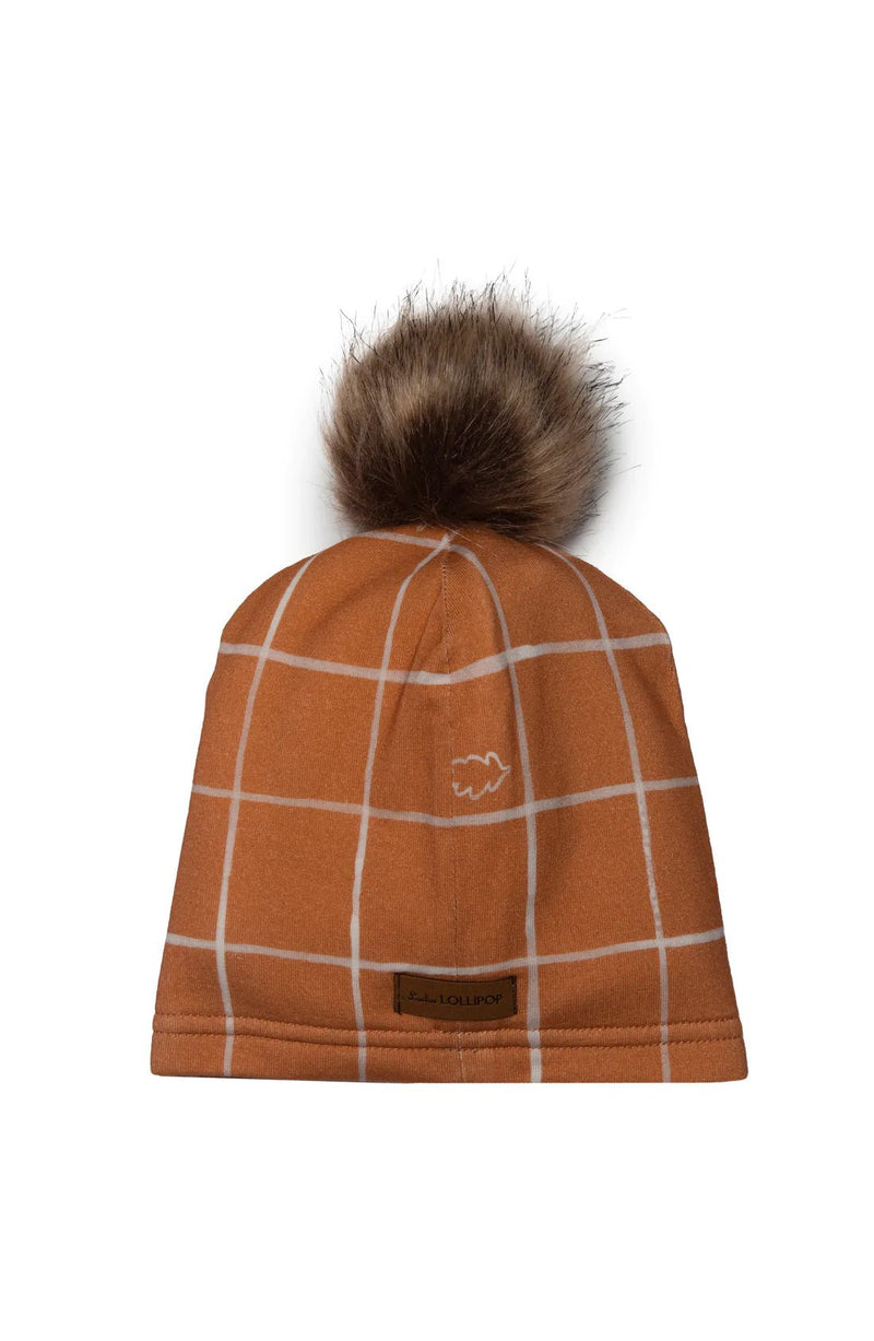 LOULOU LOLLIPOP Pom Pom Hat Oak Leaves